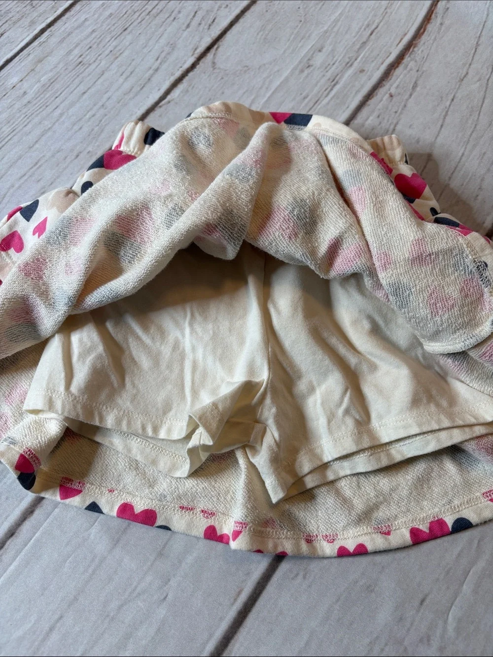 Unicorns & Hearts 2 Piece Skort and Top Set Size 6